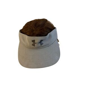 UA Under Armour youth visor hat gray os